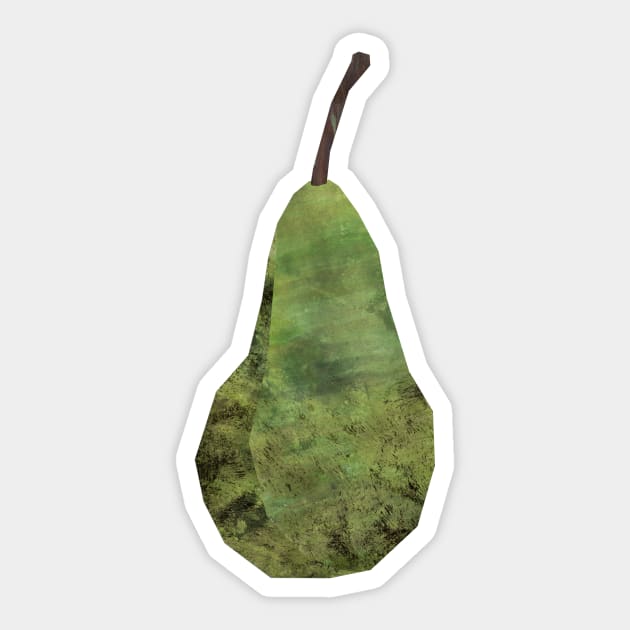 Pear Sticker by Babban Gaelg